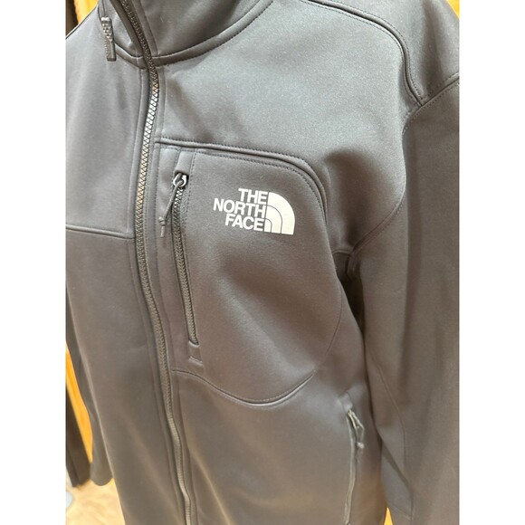 The North Face Men's Black Apex Barrier Soft Shell Jacket Size M Like New - Picture 3 of 12